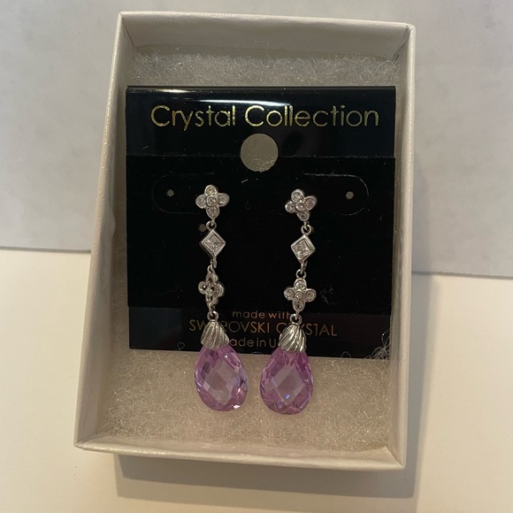 Purple earrings - Picture 1 of 4
